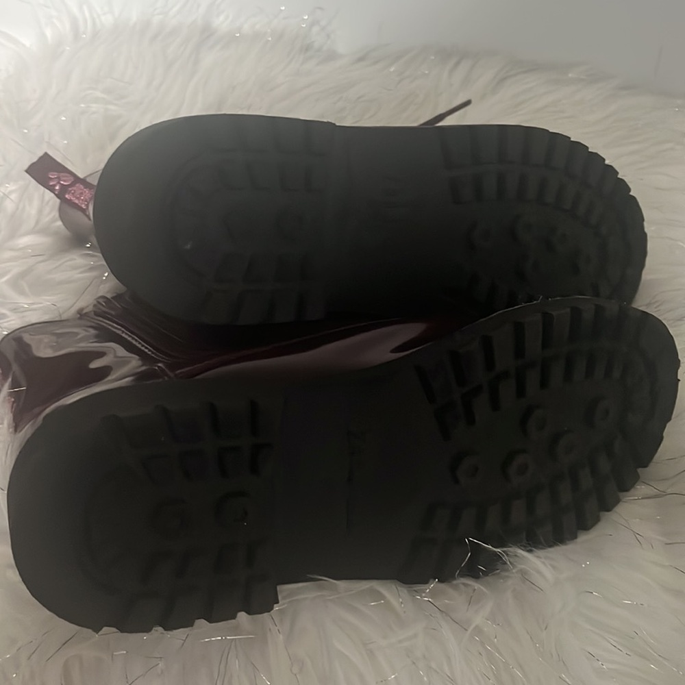 Zara Kids Shoes Pink Panther patent leather in burgundy size 37 - Picture 6 of 9